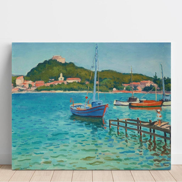 Reprodukcja obrazu Porquerolles, popołudnie latem - Albert Marquet