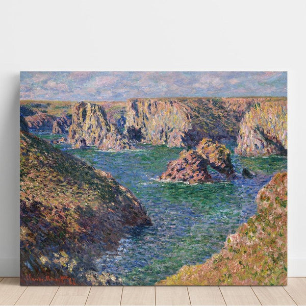 Reprodukcja obrazu Port-Domois, Belle-Île - Claude Monet