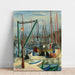 Reprodukcja obrazu Port w Marsylii - Moïse Kisling