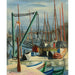 Reprodukcja obrazu Port w Marsylii - Moïse Kisling