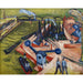 Reprodukcja obrazu Zachodnia brama portu we Frankfurcie nad Menem - Ernst Ludwig Kirchner
