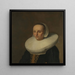 Portret Anny van der Does 1609-1650 - Paulus Hennekyn — oprawiony obraz na ścianie