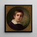 portret dziecięcy Ferdynanda Radziwi i Johannes Samuel Otto — prezentacja dzieła na ścianie
