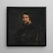 portret mężczyzny - Francesco Hayez — oprawiony obraz na ścianie