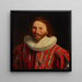 Portret mężczyzny - Naśladowca Simona Voueta — oprawiony obraz na ścianie