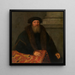 Portret mężczyzny - Willem Key — oprawiony obraz na ścianie