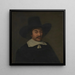 Portret mężczyzny, być może Jana de Hooghe 1608-1682 - Paulus Hennekyn — oprawiony obraz na ścianie