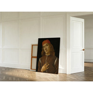 Portrait d'un jeune - Sandro Botticelli | Reproduction Tableau Décoration murale affiche copie
