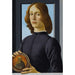 Reprodukcja obrazu Portret młodego mężczyzny trzymającego medalion - Sandro Botticelli