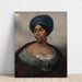 Reprodukcja obrazu Portret kobiety w niebieskim turbanie - Eugène Delacroix