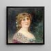 Portret Gabrielle Robinne, członkini Comédie-Française w roli Elmire z Tartuffe - Louis Édouard Fournier — oprawiony obraz na ścianie