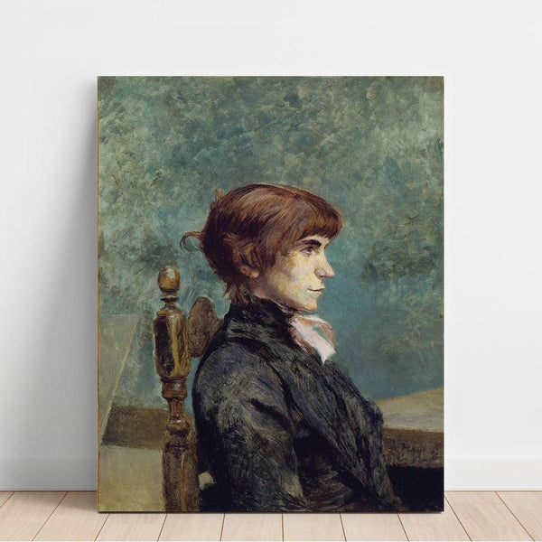 Reprodukcja obrazu Portret Jeanne Wenz - Henri de Toulouse-Lautrec