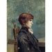 Reprodukcja obrazu Portret Jeanne Wenz - Henri de Toulouse-Lautrec