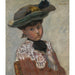 Reprodukcja obrazu Portret Młodej Kobiety z Kapeluszem - Pierre Bonnard