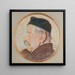 Portret Kazimierza Stankiewicza, wujka artysty - Stanisław Wyspiański — oprawiony obraz na ścianie