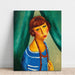 Reprodukcja obrazu Portret Marguerite Gros, siostra pani Renée Kisling - Moïse Kisling