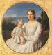 Portret Marii Lehmann z córką Margrethe - Jürgen Roed — widok dzieła