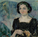 Portret pani Berthy Stenman - Jalmari Ruokokoski — aranżacja we wnętrzu
