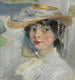 Portret Natalii Goncharovej - Michael Larionov — widok dzieła
