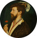 portret Simona George'a z Kornwalii - Hans Holbein młodszy — aranżacja we wnętrzu