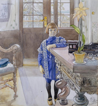 Portrait de Tage Thiel - Carl Larsson