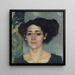 portret damy - Leo Putz — oprawiony obraz na ścianie