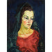 Reprodukcja obrazu Portret kobiety (Ludmilla Allik) - Konrad Mägi