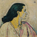 Portret kobiety w profilu - Koloman Moser — widok dzieła
