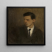 portret młodego mężczyzny - Frank Edwin Scott — oprawiony obraz na ścianie