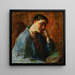 Portret żony artysty Esther Paulsen - Julius Paulsen — prezentacja dzieła na ścianie