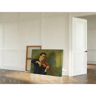 Portrait du Violiniste Milstein - Moïse Kisling | Reproduction Tableau Décoration murale affiche copie