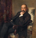 Portret producenta wełny owczej Emila Schwarza 1863-1939 na fotelu - John Quincy Adams — widok dzieła