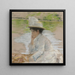 portretu bez tytułu pani Chase - William Merritt Chase — oprawiony obraz na ścianie