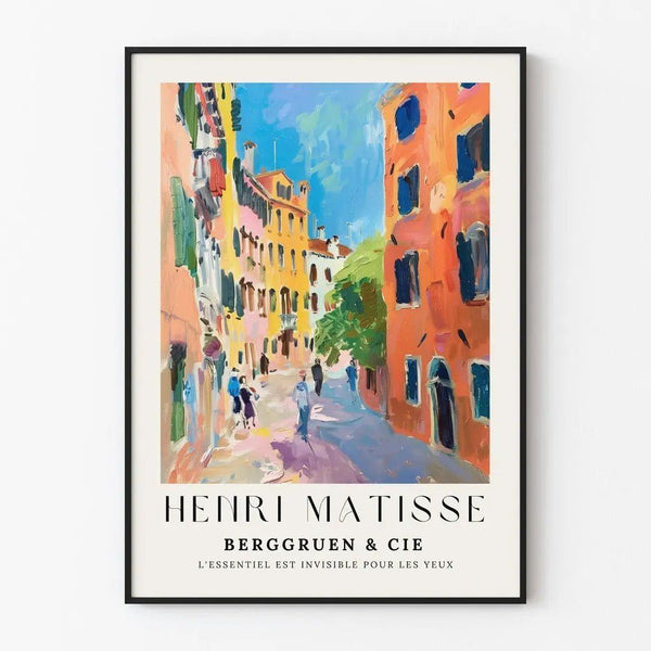 Plakat "L'essentiel est invisible pour les yeux" autor Henri Matisse