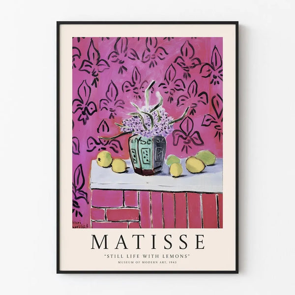 Plakat „Martwa natura z cytrynami" autorstwa Henri Matisse