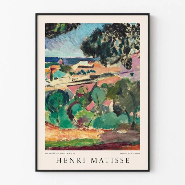 Plakat „Paysage de Collioure" autorstwa Henri Matisse