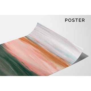 Tableau Abstrait – Horizon Brumeux