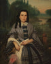 Portret pani Elviry Lavalleja de Calzadilla - Prilidiano Pueyrredón — widok dzieła
