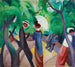 Promenada - August Macke — widok dzieła