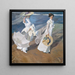 Promenada nad brzegiem morza - Joaquín Sorolla — oprawiony obraz na ścianie
