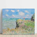 Reprodukcja obrazu Promenada na klifie, Pourville autorstwa Claude Monet