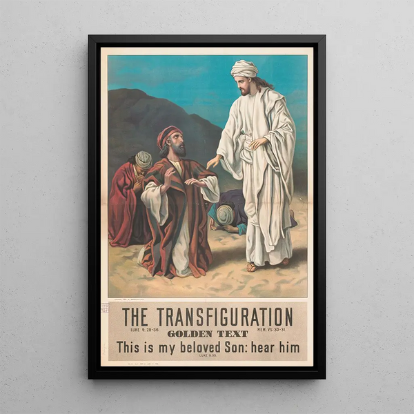 La transfiguration - Providence Lith Co — oprawiony obraz na ścianie