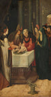 Obrzezanie Chrystusa, lewy panel retabulum - Pseudo Jan Wellens de Cock — widok dzieła