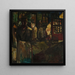 Quartier des pêcheurs le soir - Constant Permeke — oprawiony obraz na ścianie
