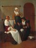 Tajna rozmowa - Quirijn van Brekelenkam — widok dzieła