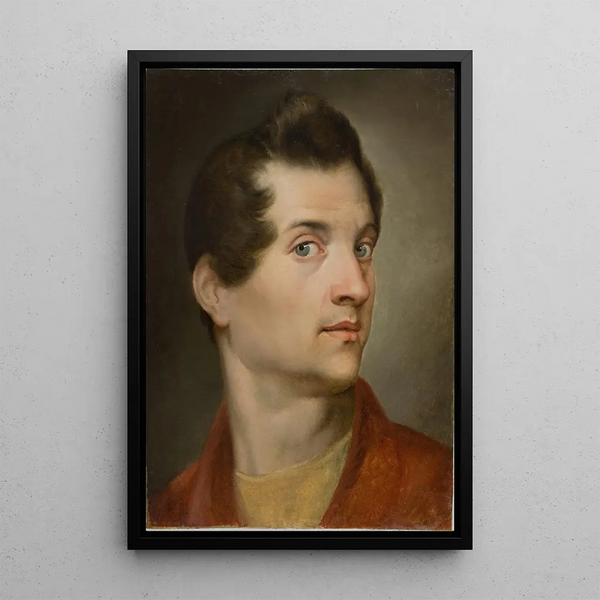 Autoportrait - Rafał Hadziewicz — oprawiony obraz na ścianie