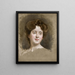 Młoda piękność - Raimundo de Madrazo y Garreta — oprawiony obraz na ścianie