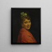 Portret damy z czerwonym szalem - Raimundo de Madrazo y Garreta — oprawiony obraz na ścianie