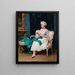 Aline - Raimundo de Madrazo y Garreta — oprawiony obraz na ścianie
