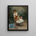 Aline z kwiatami - Raimundo de Madrazo y Garreta — oprawiony obraz na ścianie